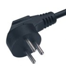 CABLE DE ALIMENTACIÓN ISREAL DE SII / CABLE DE ALIMENTACIÓN DE CA / ENCHUFE DE ENERGÍA DE 3 PINS DE ROHS